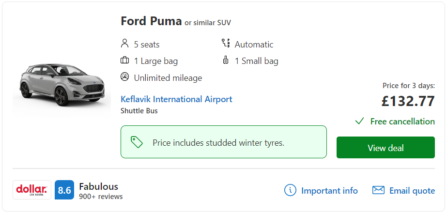 cheap car