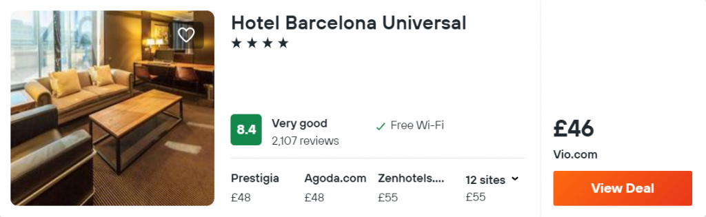 Hotel Barcelona Universal