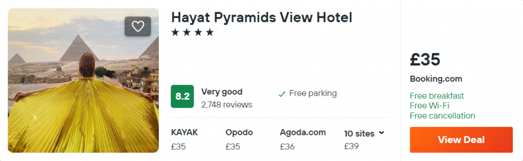 Hayat Pyramids View Hotel