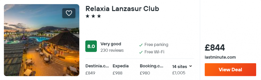 Relaxia Lanzasur Club