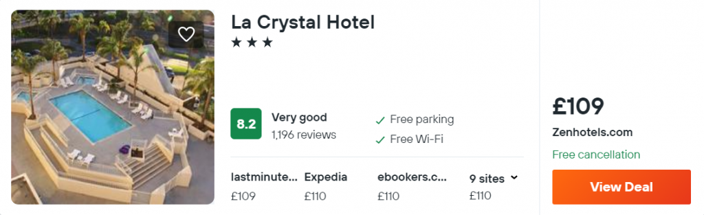 La Crystal Hotel