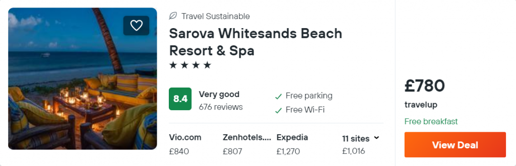 Sarova Whitesands Beach Resort & Spa
