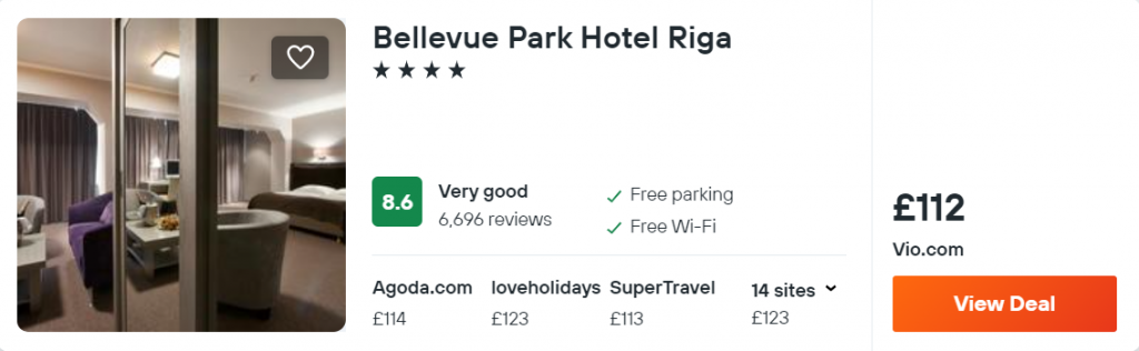 Bellevue Park Hotel Riga