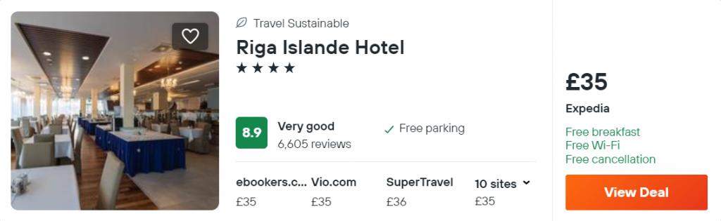 Riga Islande Hotel