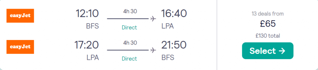 cheap flights to Spain