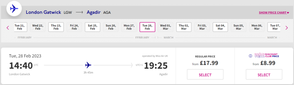cheap flights to Morocco