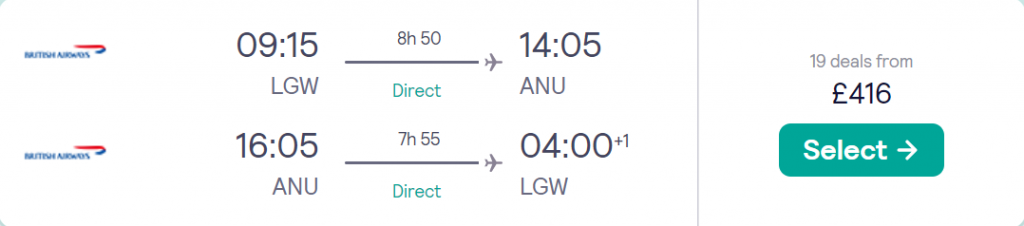 cheap flights to Antigua