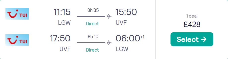 cheap flights TUI