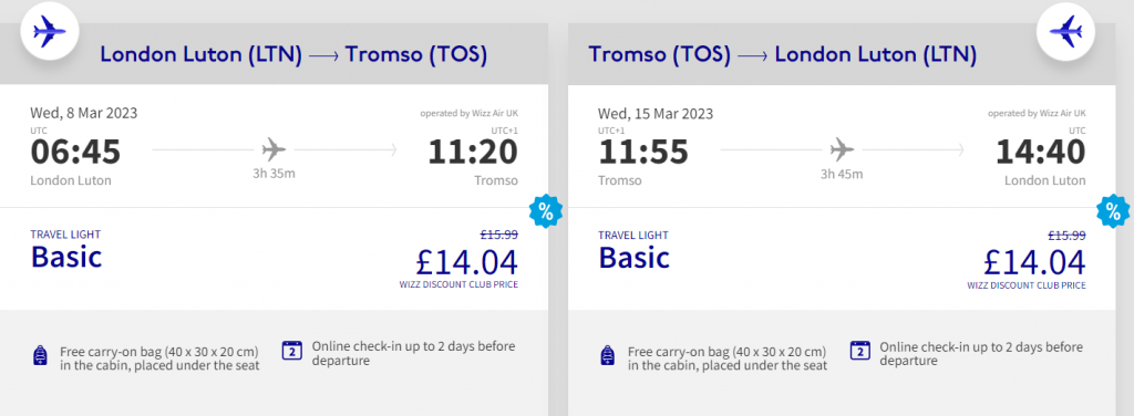 cheap flights to Norway