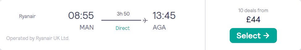 cheap flights to Morocco