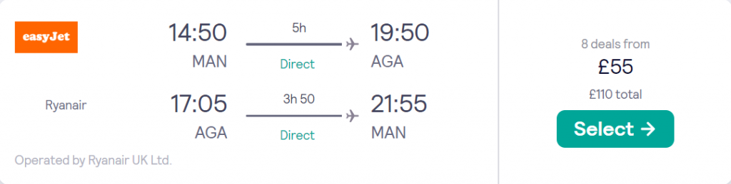 cheap flights to Morocco