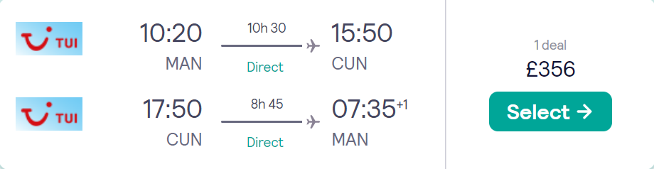 cheap flights to Mexico