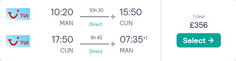 cheap flights to Mexico