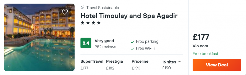 Hotel Timoulay and Spa Agadir