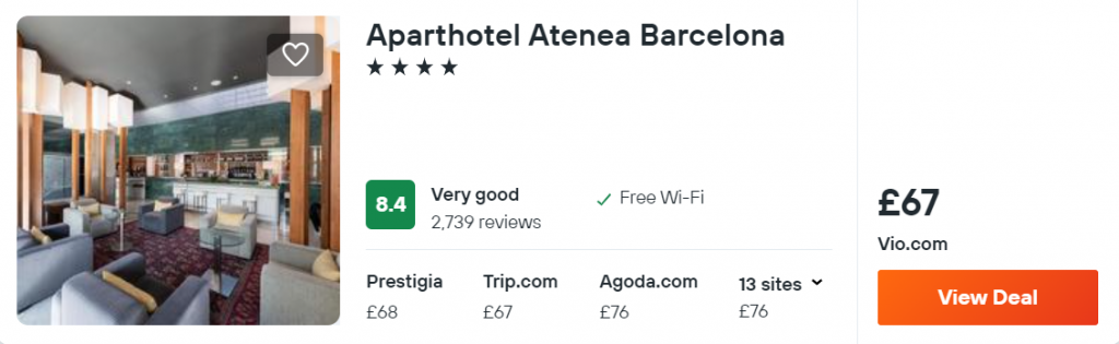 Aparthotel Atenea Barcelona