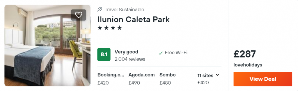 Ilunion Caleta Park