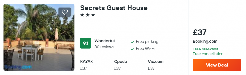 Secrets Guest House