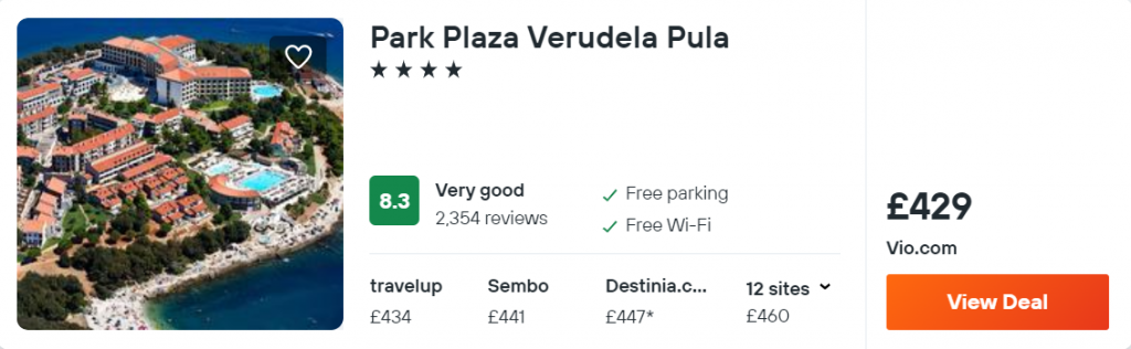 Park Plaza Verudela Pula
