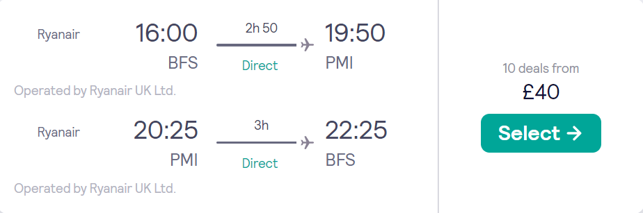 cheap flights to Spain