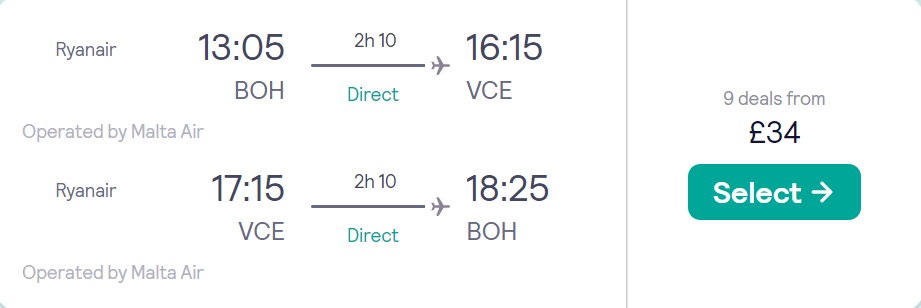 cheap flights to Italy