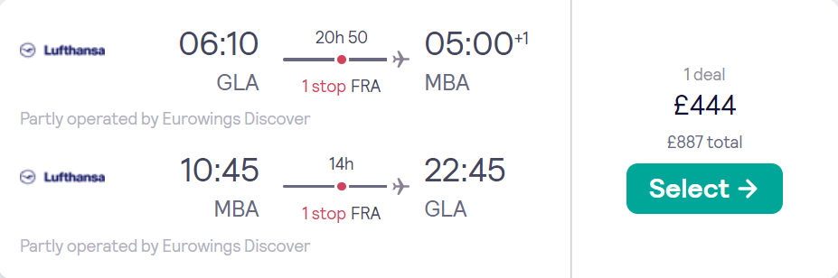 cheap flights to Kenya