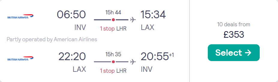 cheap flights to US