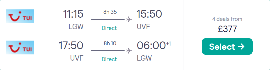 cheap flights TUI