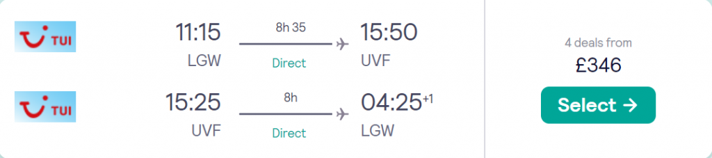 cheap flights TUI