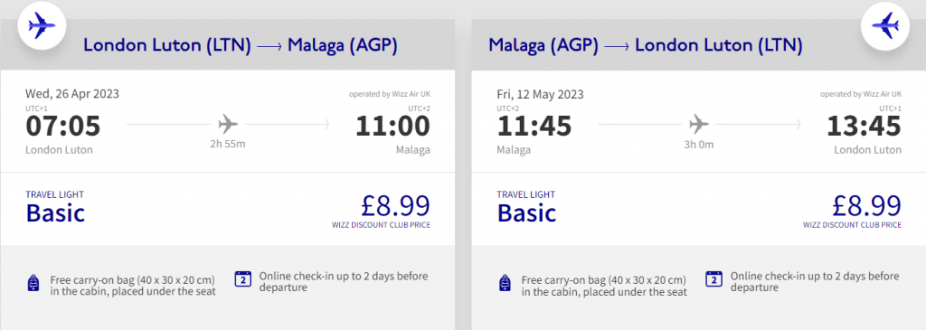 cheap flights to Spain
