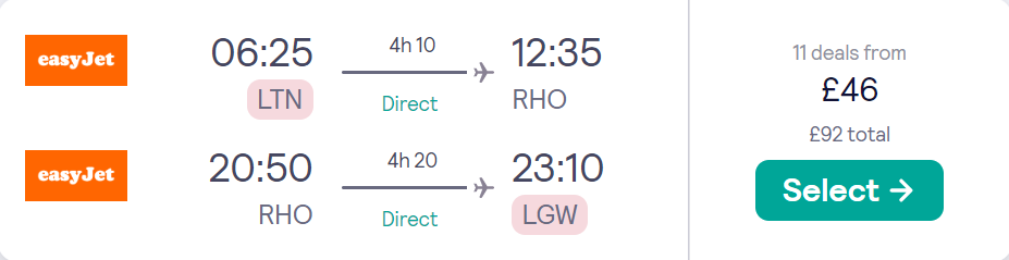cheap flights to Greece