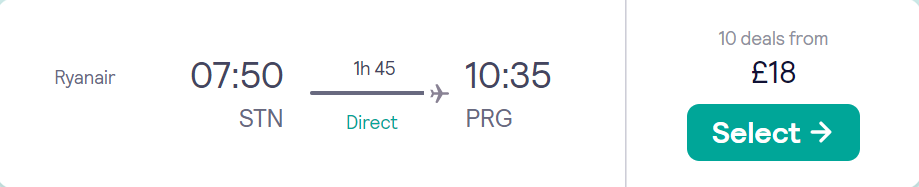 cheap flights to Czechia