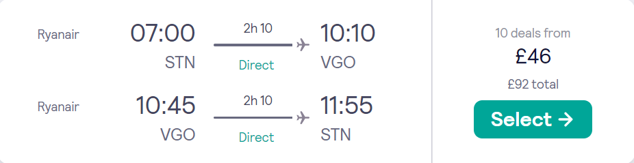 cheap flights to Spain