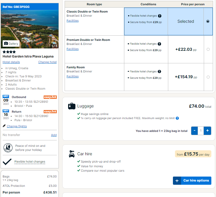 holidays in Croatia