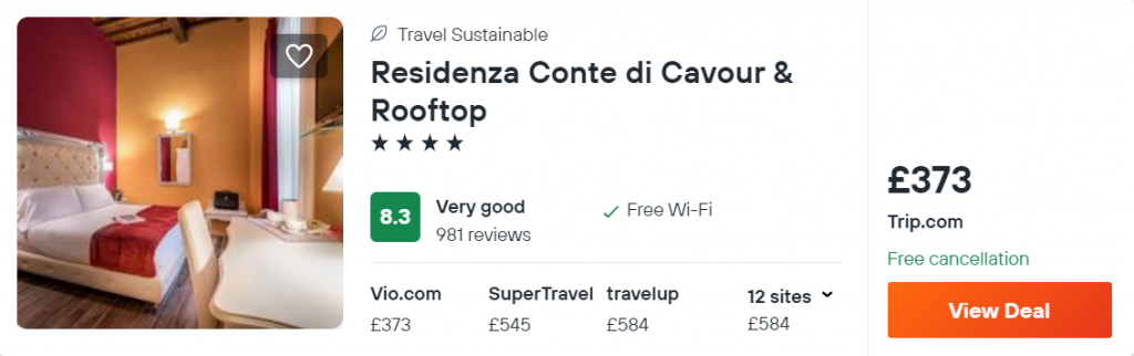 Residenza Conte di Cavour & Rooftop