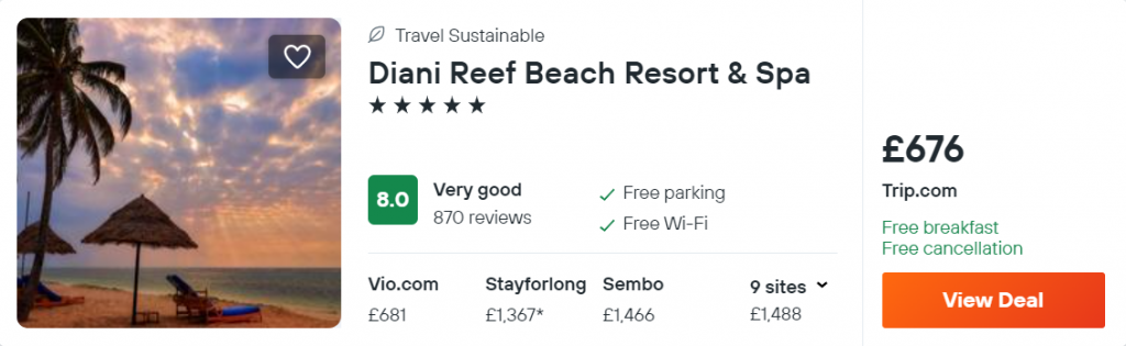 Diani Reef Beach Resort & Spa