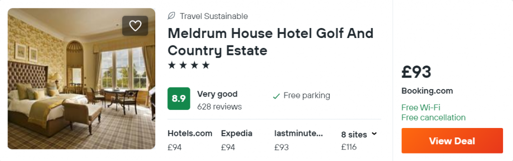 Meldrum House Hotel Golf And Country Estate
