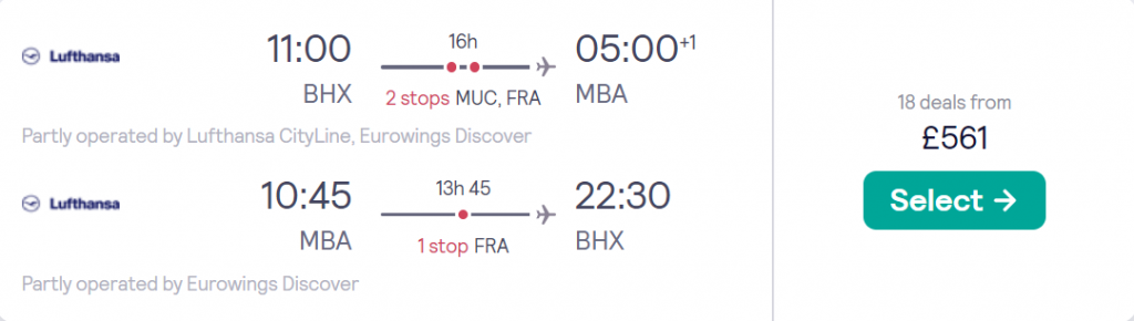 cheap flights to Kenya