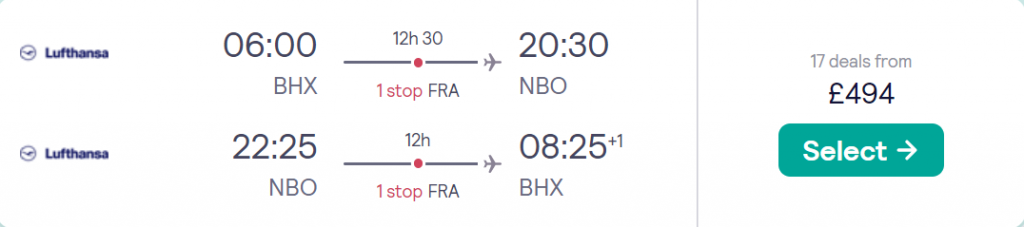 cheap flights to Kenya