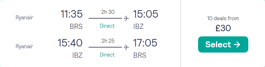 cheap flights to Spain