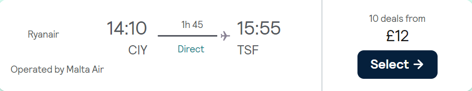 cheap flights to Italy