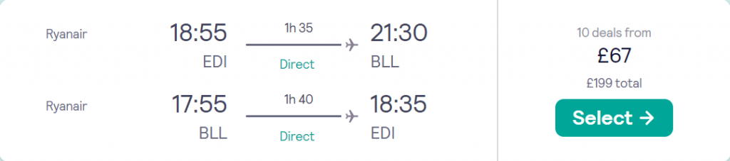 cheap flights to Denmark