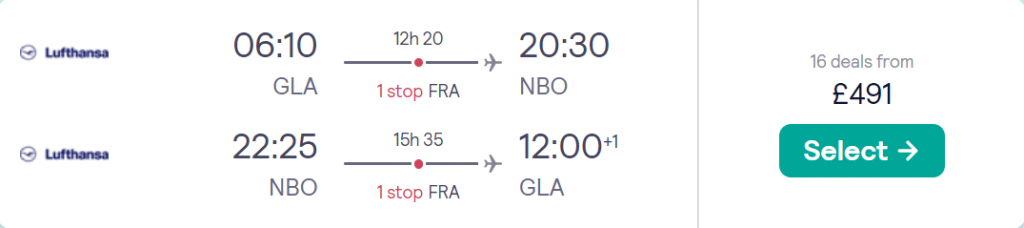 cheap flights to Kenya