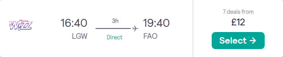 cheap flights to Portugal