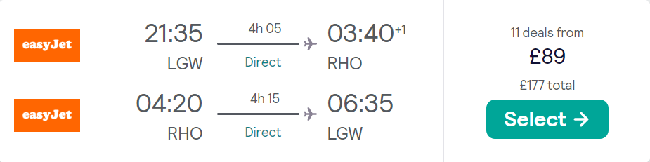 cheap flights to Greece