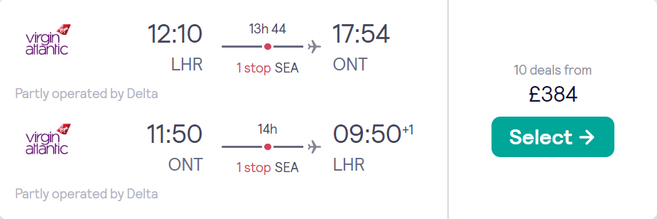 cheap flights to US