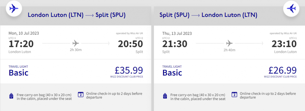 cheap flights to Croatia