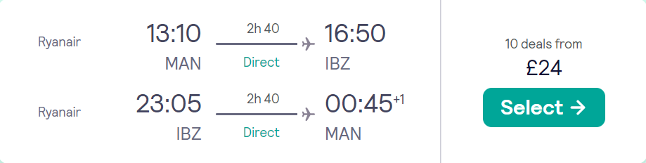 cheap flights to Spain