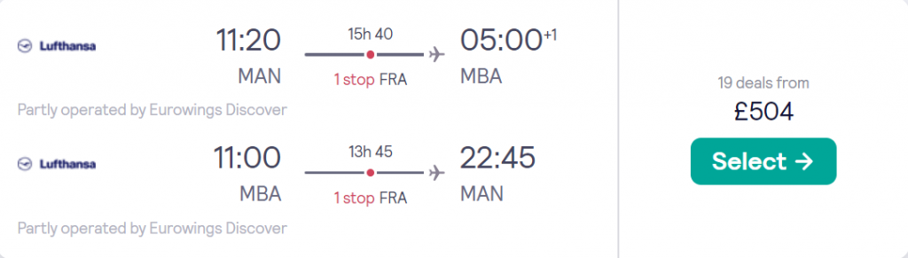 cheap flights to Kenya
