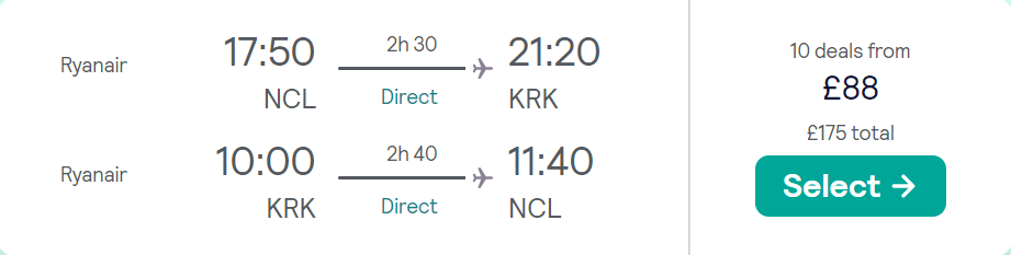 cheap flights to Poland
