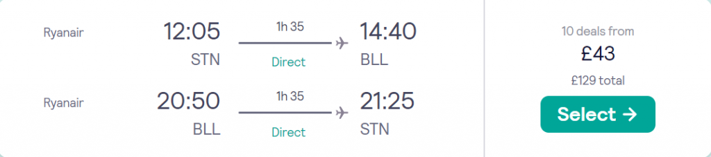 cheap flights to Denmark